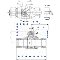 Inline Industries Instrumentation Ball Valve, 337C